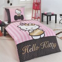 Matějovský Bavlněné povlečení Hello Kitty Gold
