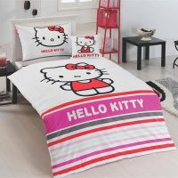 Matějovský Bavlněné povlečení Hello Kitty Stripe